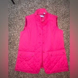 Liz Clairborn Quilted Pink vest